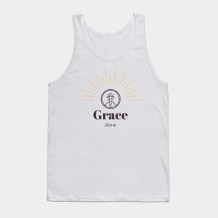 Grace Alone Christian Tank Top